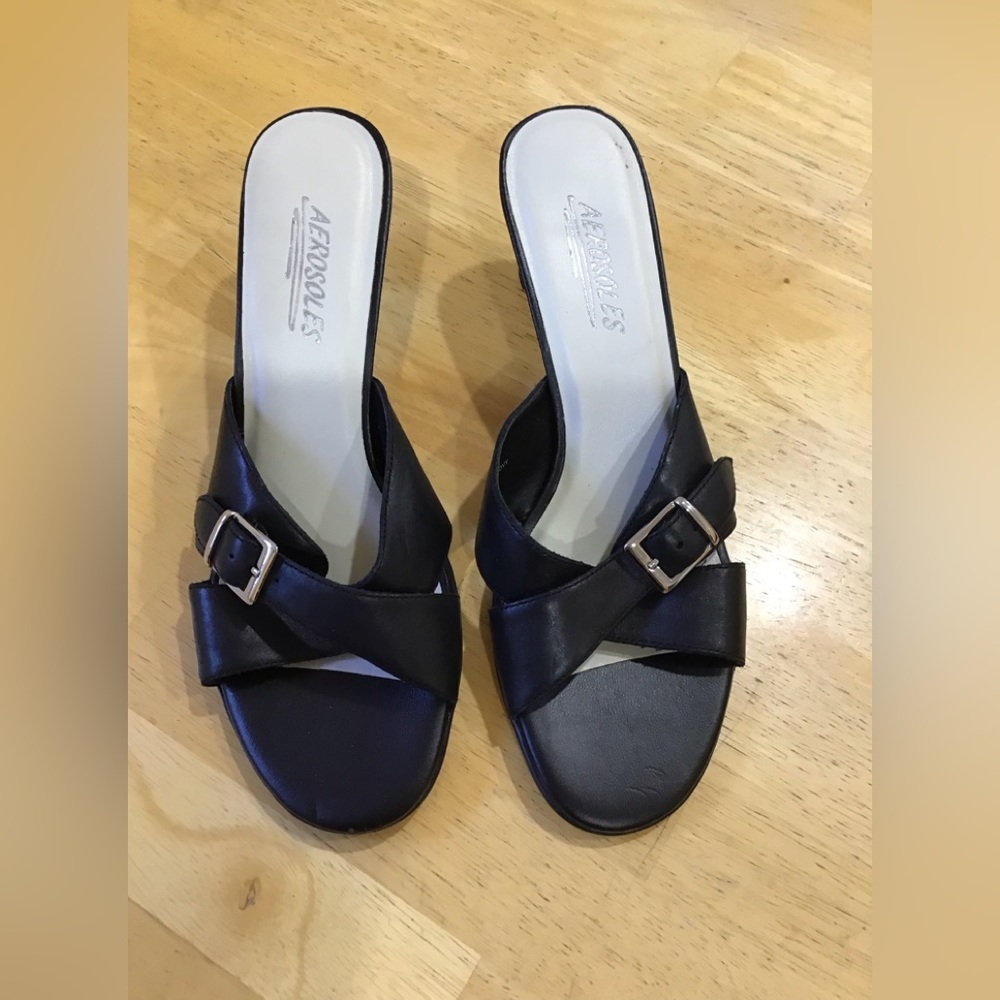 Aerosoles Black Slide